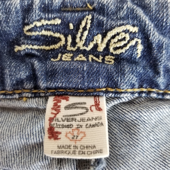 Silver Women Jean Sz 27 SUKI Surplus Boot Cut - Picture 4 of 6